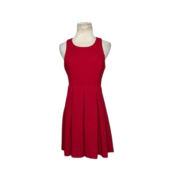 Lulu*s red sleeveless back cut out mini dress size M - Picture 8 of 11